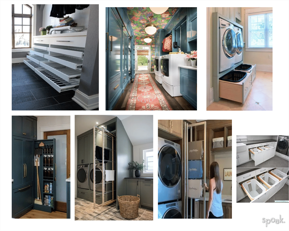 Laundry Room Ideas designed by Zoe Shyn