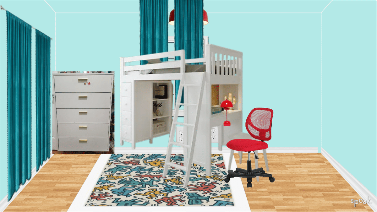 Dorm Room Inspiration designed by Keri-Ann Crawford