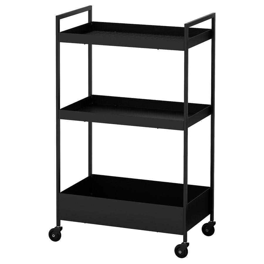 NISSAFORS Utility cart, black - IKEA added by dion banville