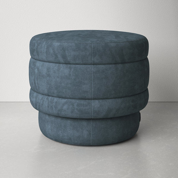 Noa Round Footstool Ottoman added by HELEN SALGADO