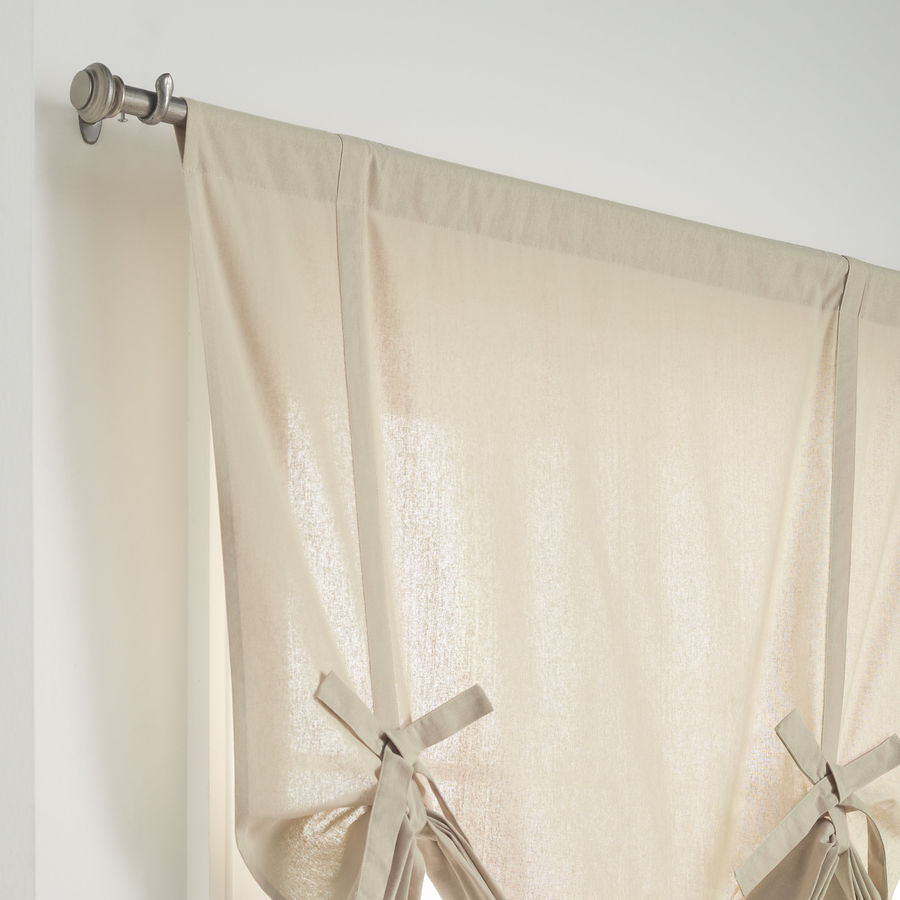 Gracie Oaks Drop Cloth Tie-Up Rod Pocket Farmhouse Shades & Reviews | Wayfair added by Paula Love