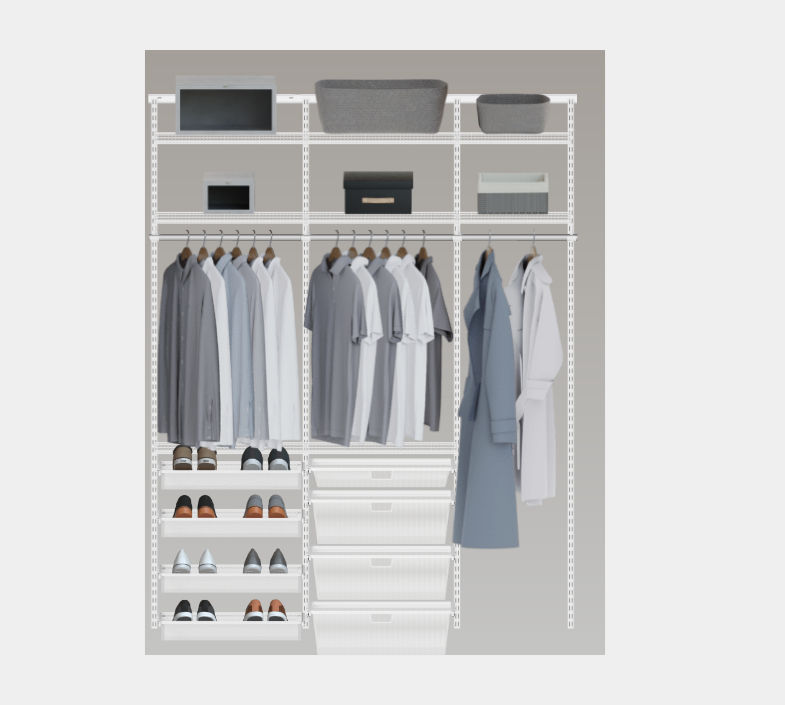Custom Elfa Closet Design added by Madeline Wood