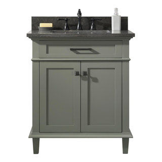 30" Blue Finish Sink Vanity Cabinet - Transitional - Bathroom Vanities And Sink Consoles - by Legion Furniture | Houzz added by Madison Subry