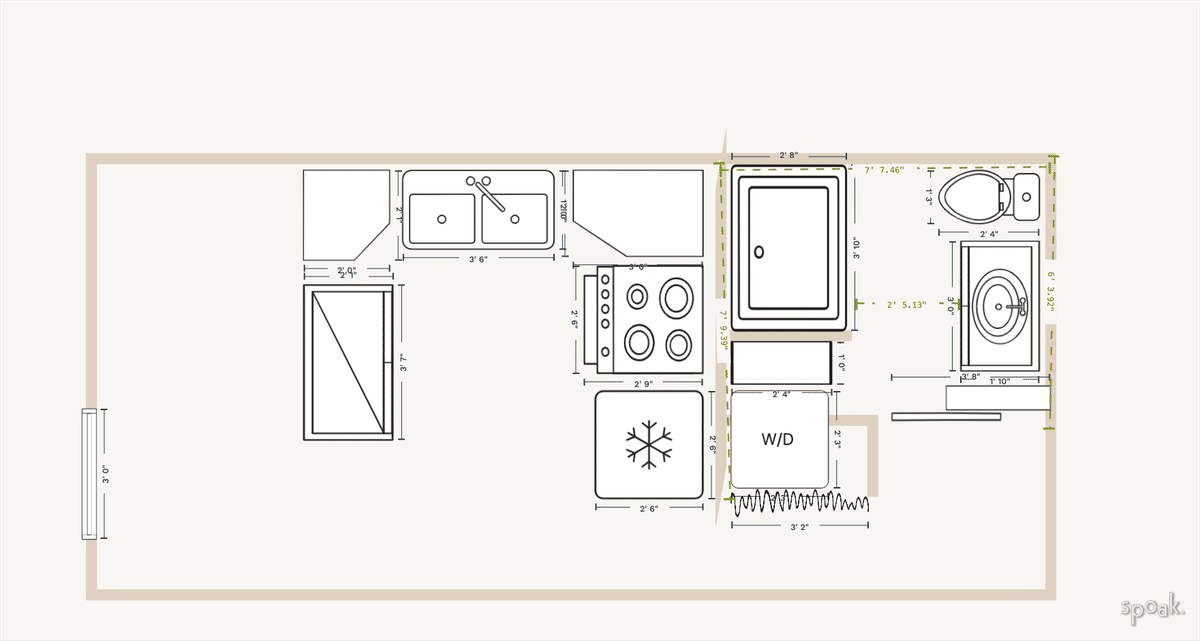 Multi story apartment layouts and floor plan ideas.