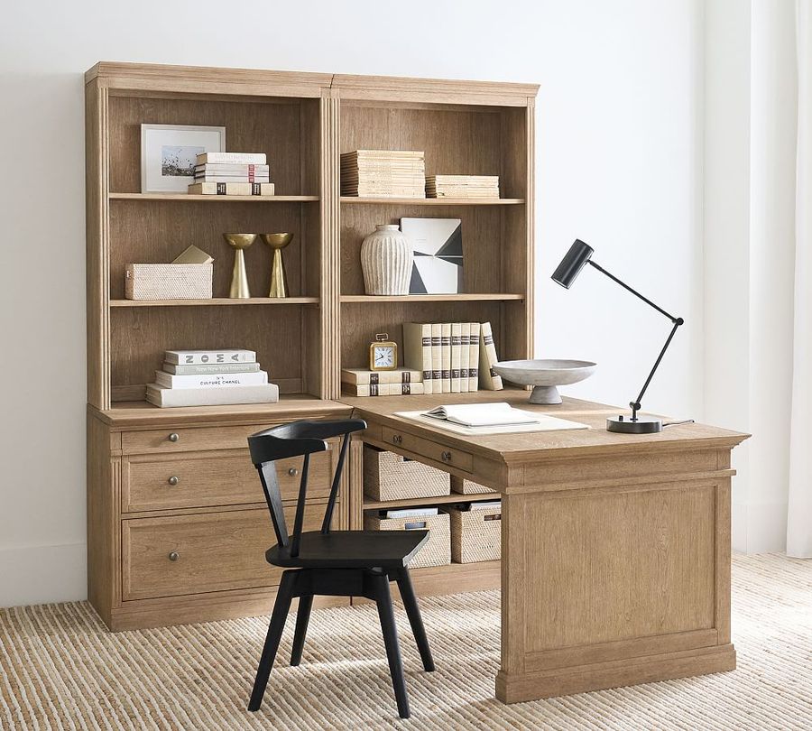 Livingston Peninsula Desk with 70" Bookcase Suite added by Rachel Fedorov