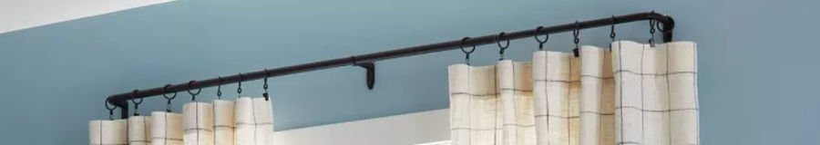 French Return Curtain Rod Matte Black - Hearth & Hand™ with Magnolia added by Emily Wilson