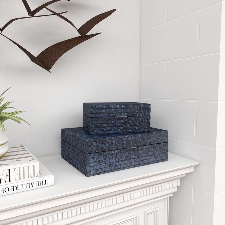 Mandy Shell 2 Piece Decorative Box Set added by Heather Kunz