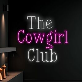 The Cowgirl Club Led Neon Sign Restaurant Decor Bar Club Decor added by Hannah McKernan