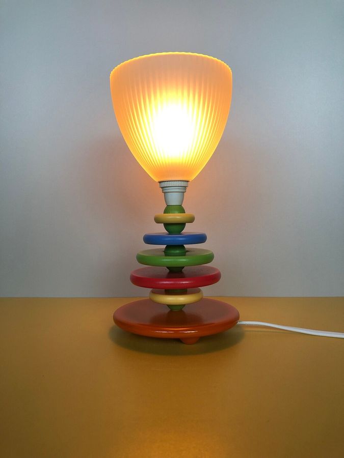 VINTAGE69  Unique  Memphis  Desk Lamp  Table Lamp  - Etsy added by Jorie Braunold