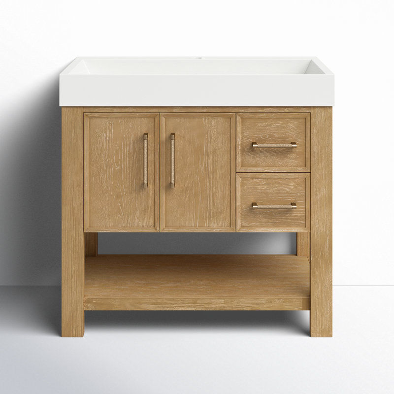 Maho 35.4'' Single Bathroom Vanity added by Victoria C