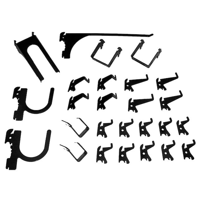 Wall Control  26-Piece Steel Pegboard Hook in Black (2-in W x 2-in H) added by Rescued Room Design