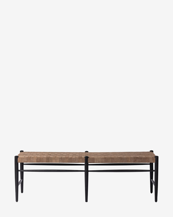 Ollie Woven Leather Bench added by Madeline Abernathy