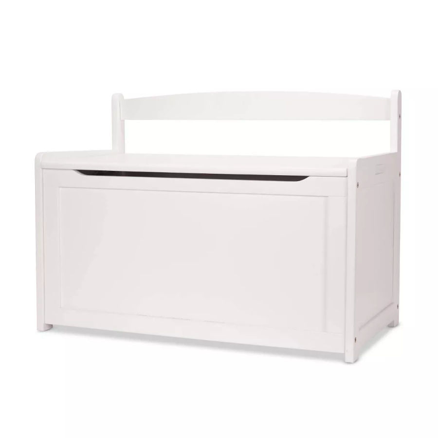 Melissa & Doug Wooden Toy Chest - White added by Nichole McKune