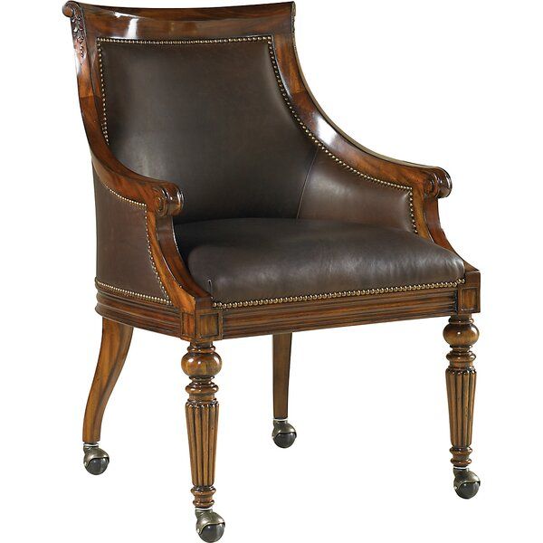 Swank Leather Side Chair added by Riley O'Bryan