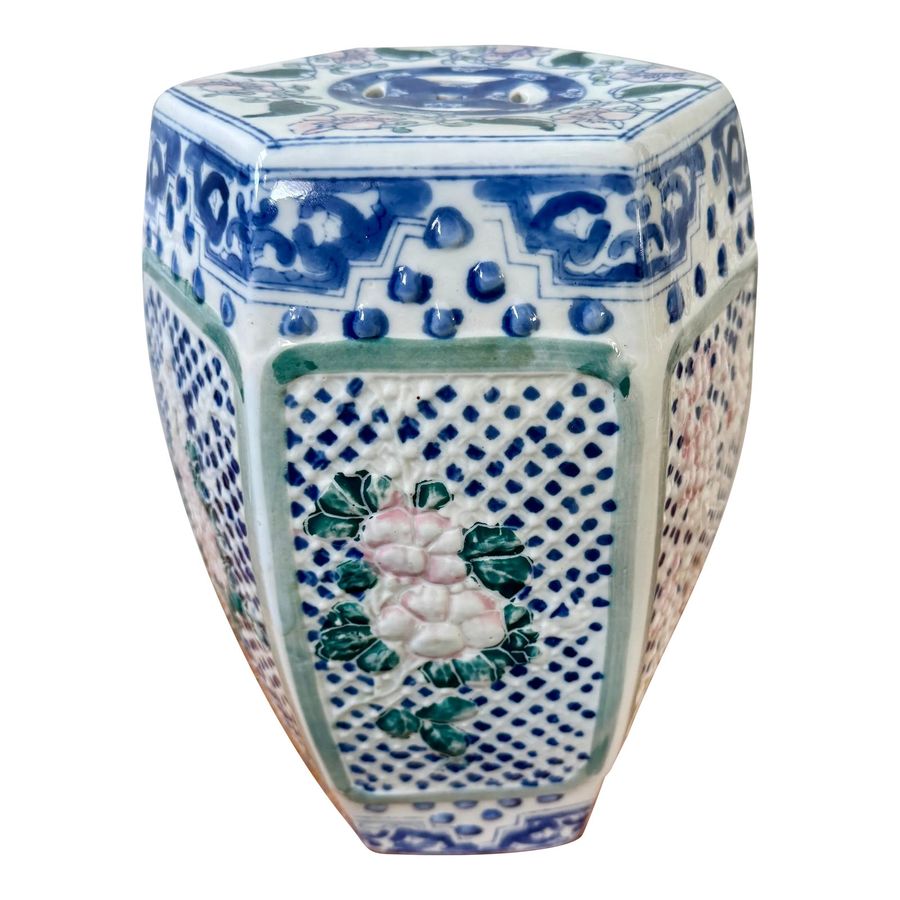 Vintage Chinoiserie Garden Stool added by Vanessa Grech