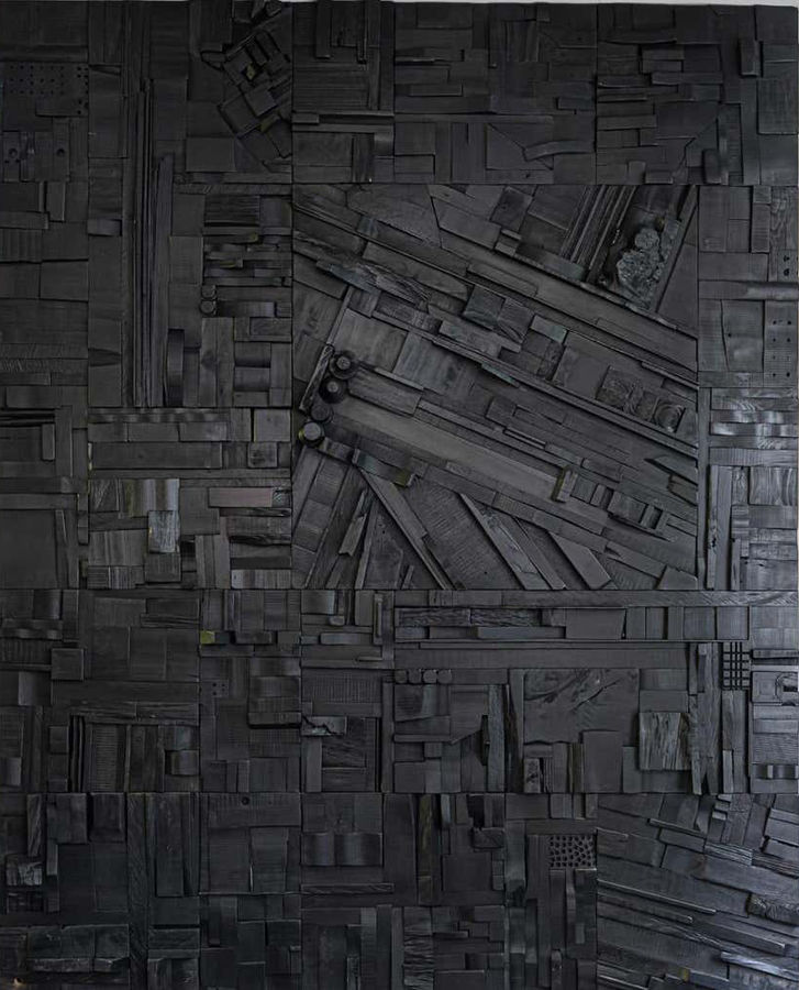 Collage Tiles, Randomly Composed Art Wall Covering w/Acoustical Benefits. added by Spoak Member