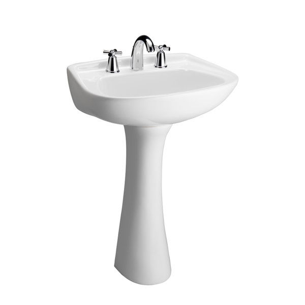 Barclay Hartford 17.75'' White Vitreous China Oval Bathroom Sink with Overflow added by Danielle Hughes