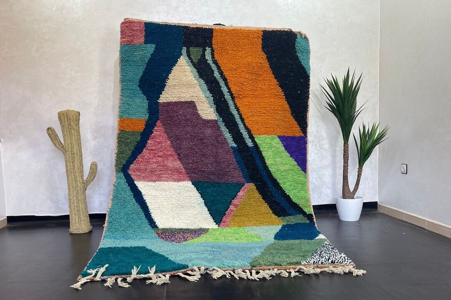 Authentic Moroccan Rug Handmade Moroccan Rug Abstract Boujad - Etsy added by lynda wellhausen