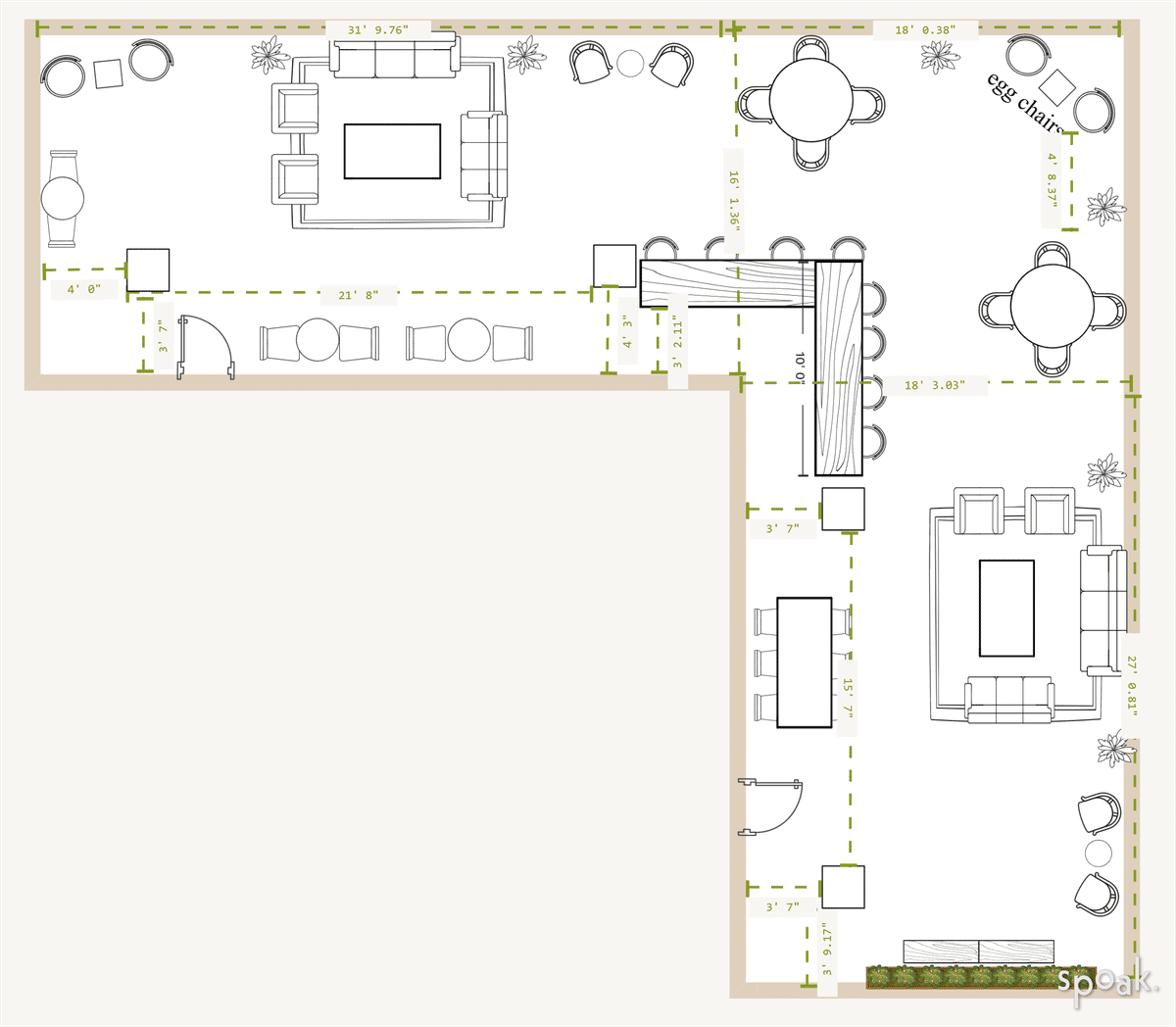 Outdoor Layout designed by Whitney Crutcher