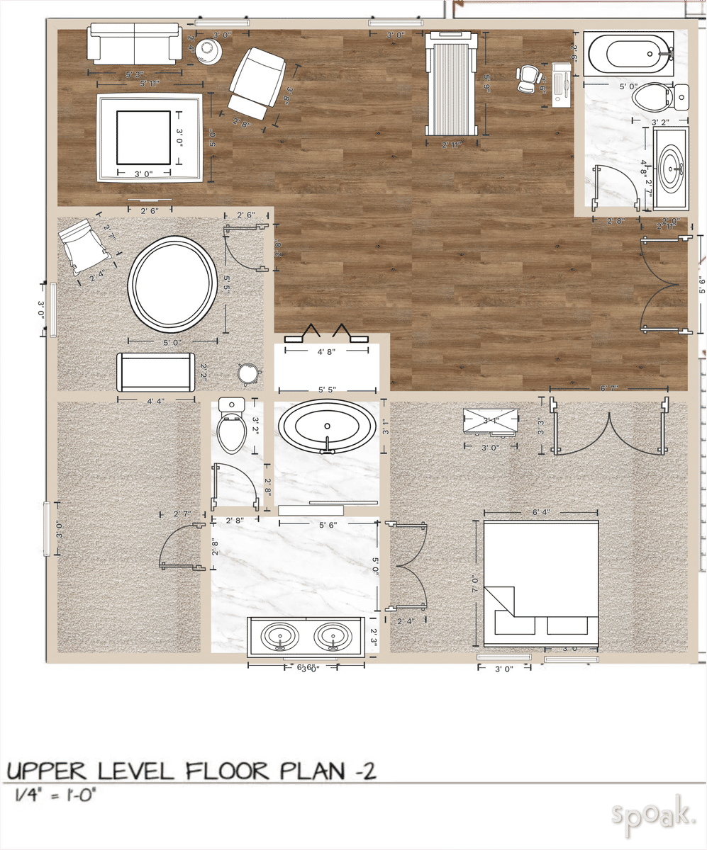 Apartment Layout designed by Lynn Kiker
