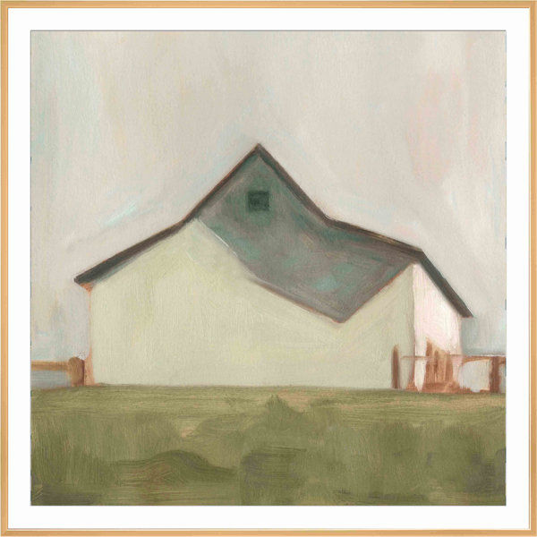 Serene Barn V by Emma Scarvey - Picture Frame Painting added by April Meisner