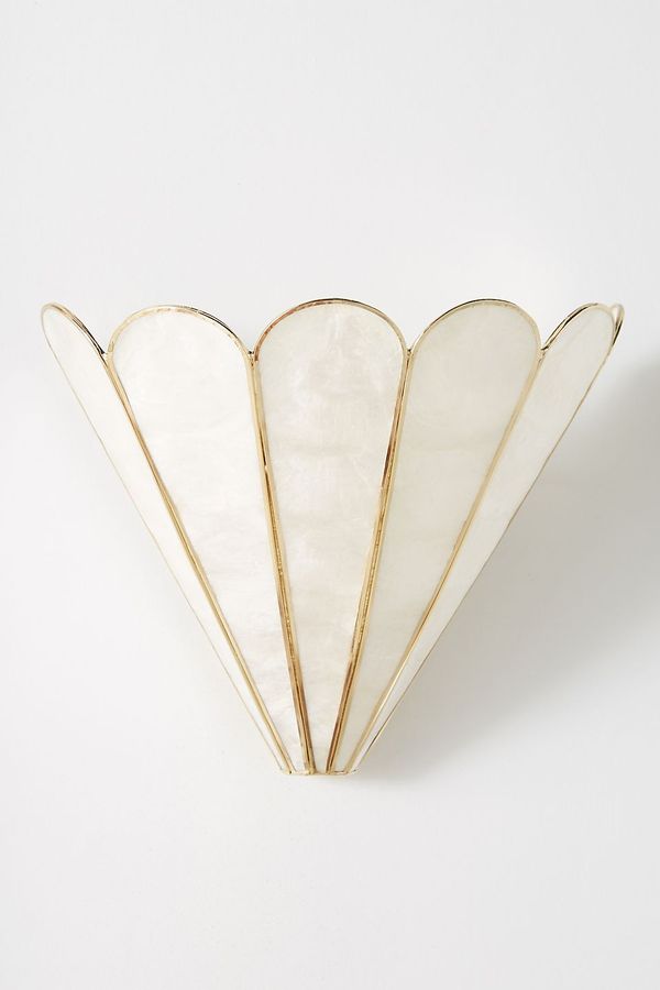Madelyn Capiz Faceted Sconce added by Shannon Harvey