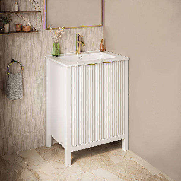 Bastille 24" Bathroom Vanity in White added by Sarah Jackson