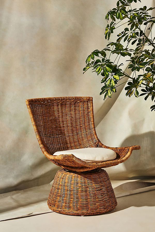 Healdsburg Rattan Swivel Chair added by Monica Torres
