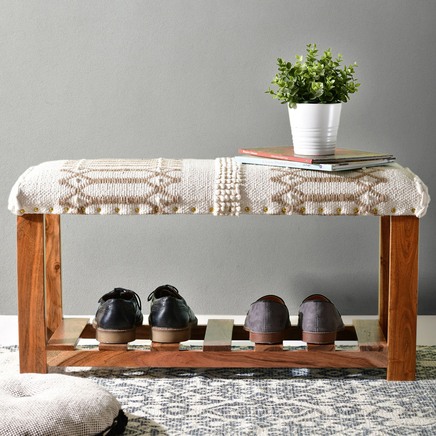 Mistana™ Maximilian Cotton Upholstered Storage Bench & Reviews | Wayfair added by sallie tyler