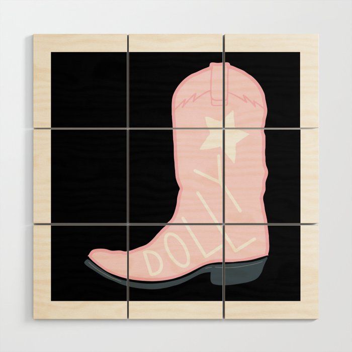 Dolly Parton Country Wood Wall Art by kikafila added by Lauren Houston