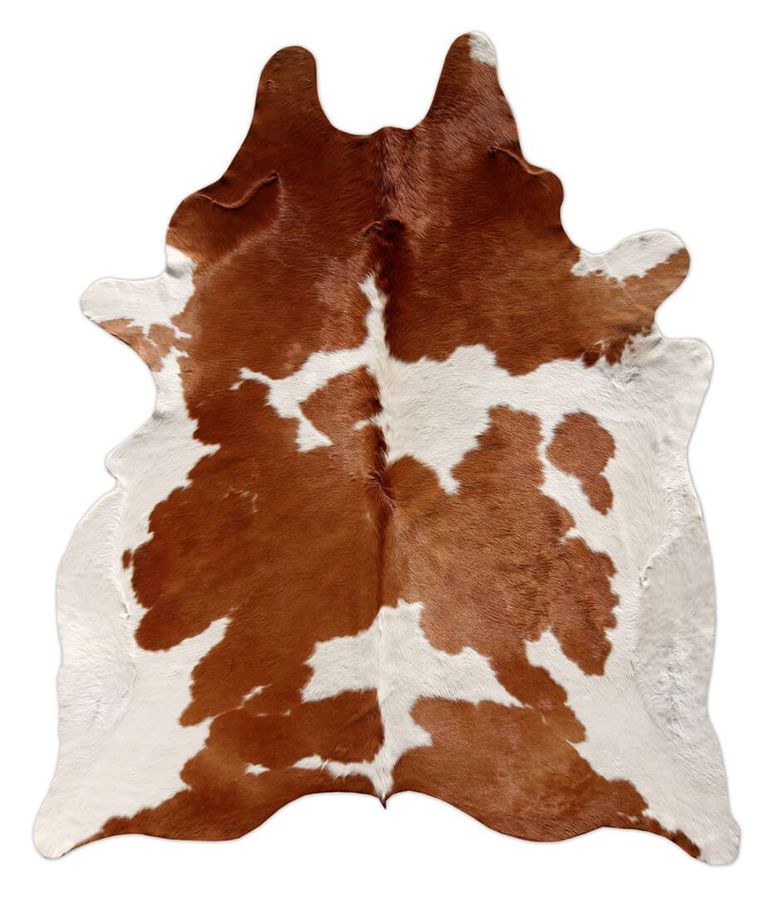 Brown & White Cowhide Rug added by Lauren DeHerrera