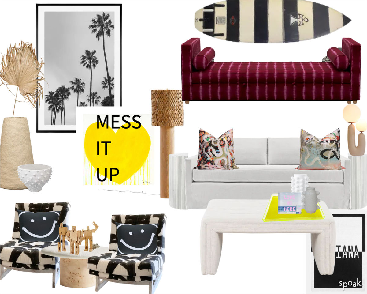 Kitchen + Living Room Inspiration designed by MK Alderman