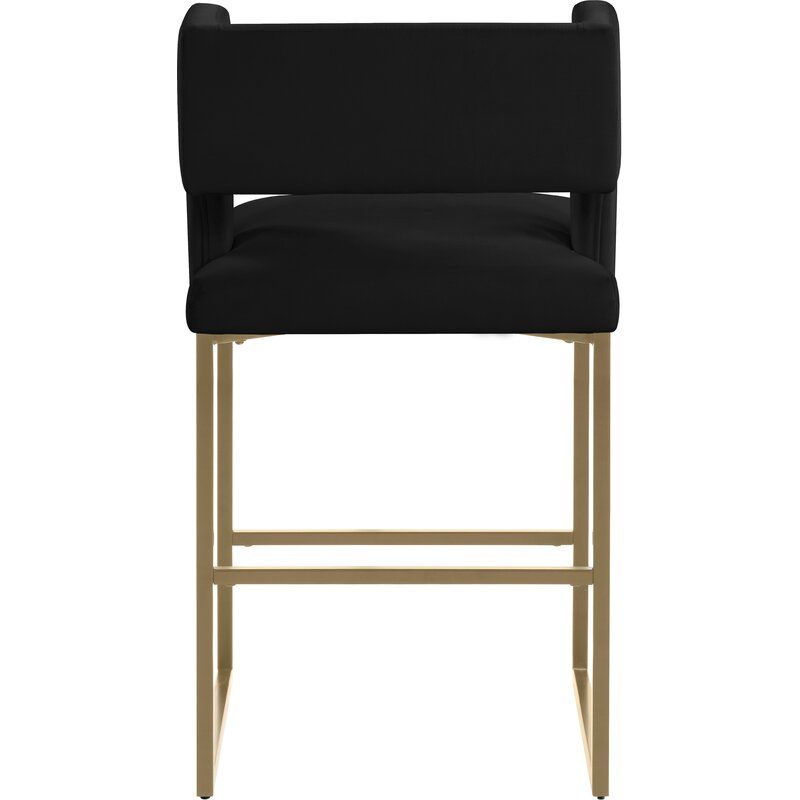 Inga Upholstered 26'' Counter Stool with Metal Frame added by Srihari Chandramouli