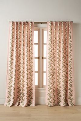 Calista Screen-Printed Floral Curtain added by Vanessa Grech