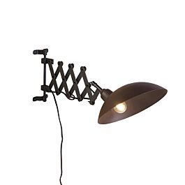 Lampă de perete industrială bronz cu negru - Tyne added by Roxana Cusma