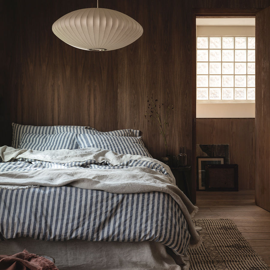Atlantic Pembroke Stripe Linen Blend Duvet Cover added by Regan Wallace