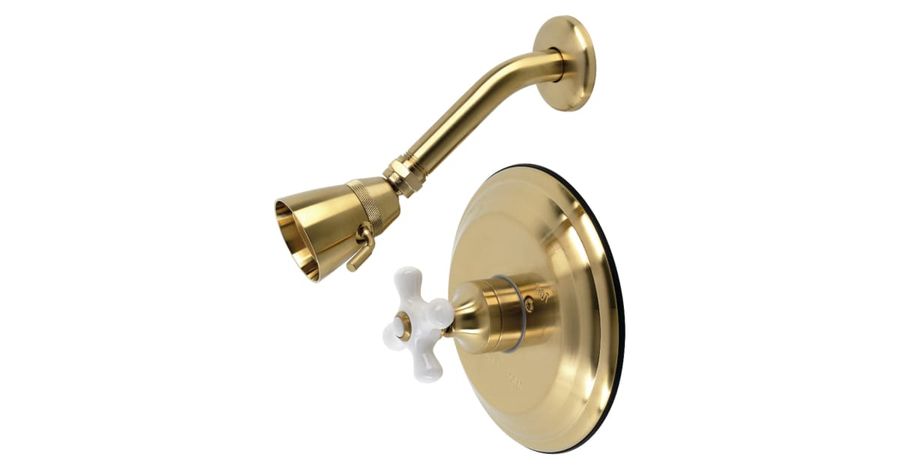 Kingston Brass KB3637PXTSO Restoration Tub and Shower Trim | Build.com added by Avery Foret