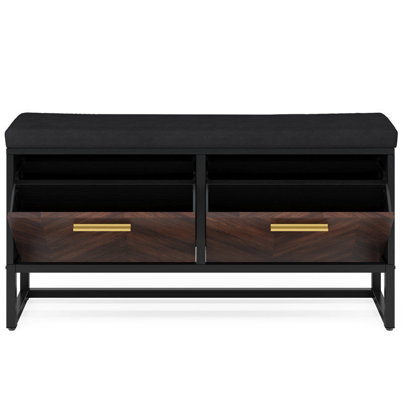 Kimetra Upholstered Storage Bench added by sallie tyler
