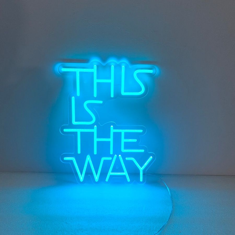 This is the Way Neon Sign Neon Sign for Game Room or Man - Etsy added by Skylar Caledonia