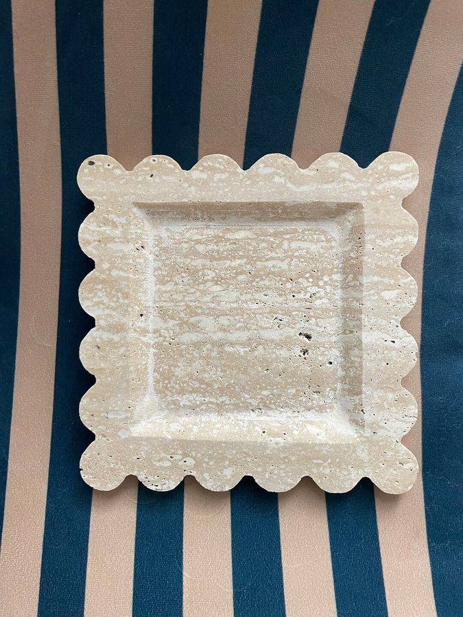 Travertine Marble Organizer Stone Tray added by Spoak 