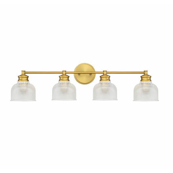 Besima 4 Light Hammered Dimmable Vanity Light added by Lindsay Etter
