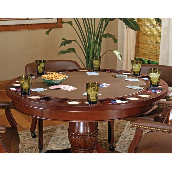 Alandria Lark Manor™ 48'' 4 - Player Foldable Poker Table with Chairs added by sallie tyler