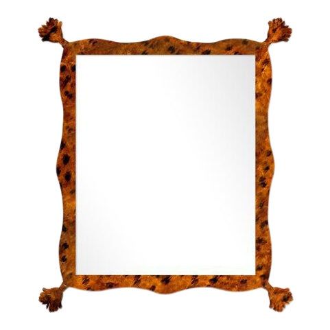 Fleur Home x Chairish Iko Iko Rectangle Mirror in Tortoise Print Finish, 39x51 added by Julia Martin