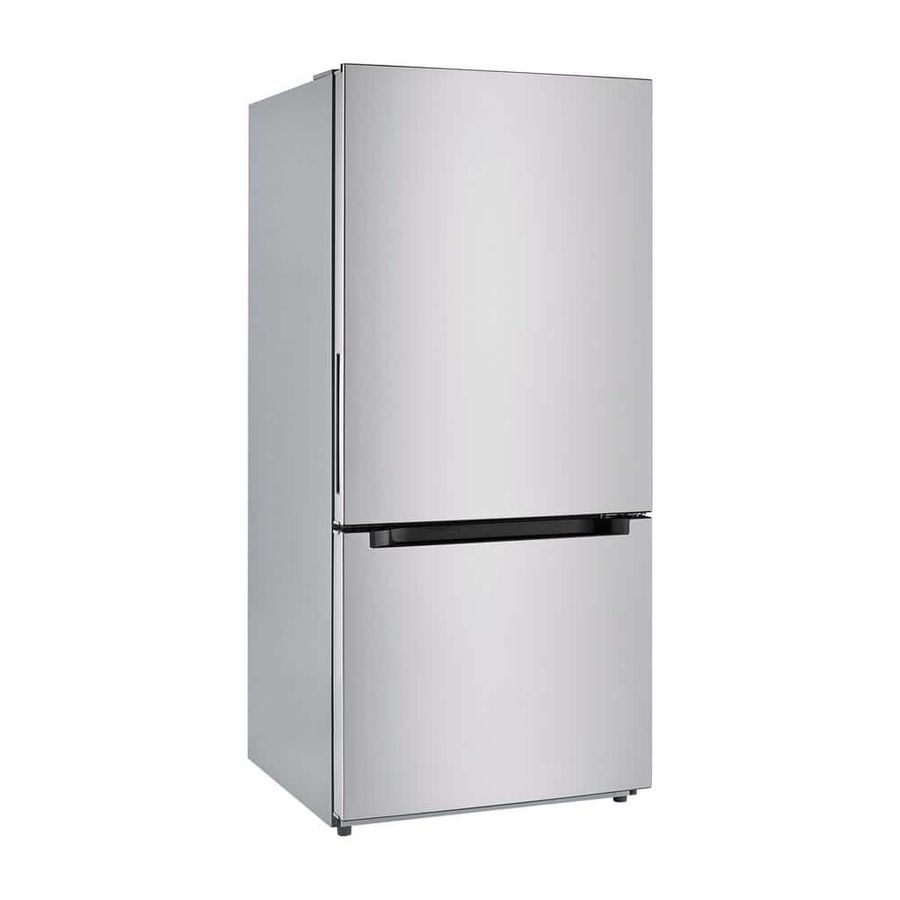 Vissani 18.7 cu. ft. Bottom Freezer Refrigerator in Stainless Steel MDBF18SS - The Home Depot added by Summer Weber