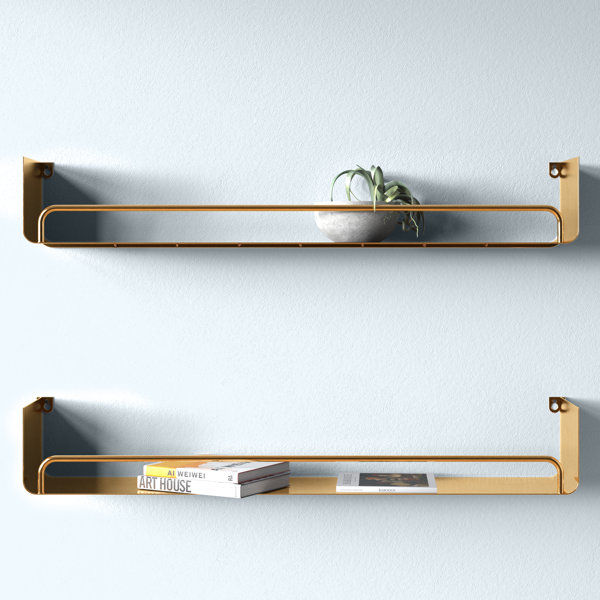 Adrieana 2 Piece Metal Bracket Shelf added by Karleigh Miller