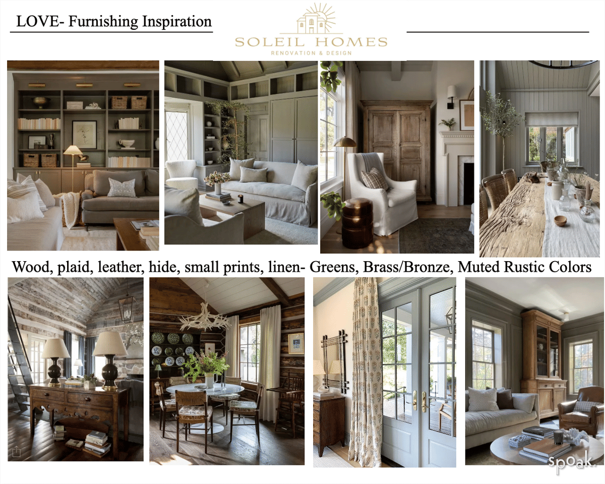 Kitchen + Living Room Inspiration designed by Ramona Manea