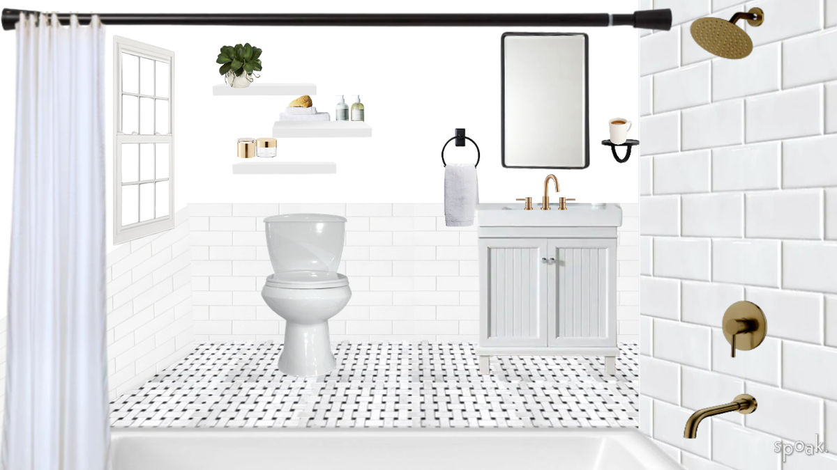 Bathroom Inspo designed by Maria Palantino