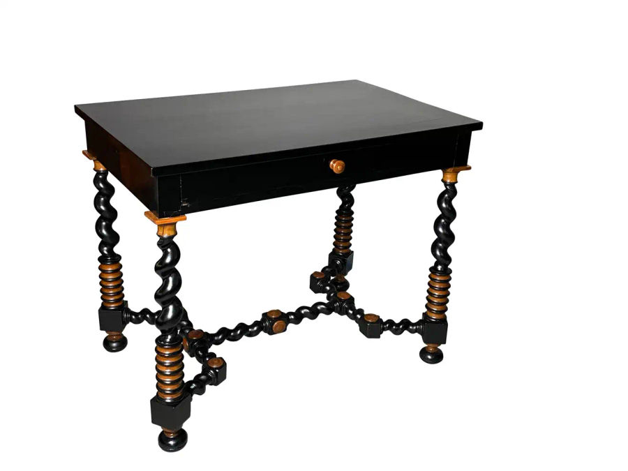 Victorian Ebonized and Fruitwood Table added by Sarah Kaiser