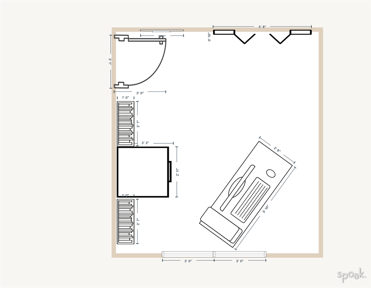 Study Layout designed by Cindy Reynolds