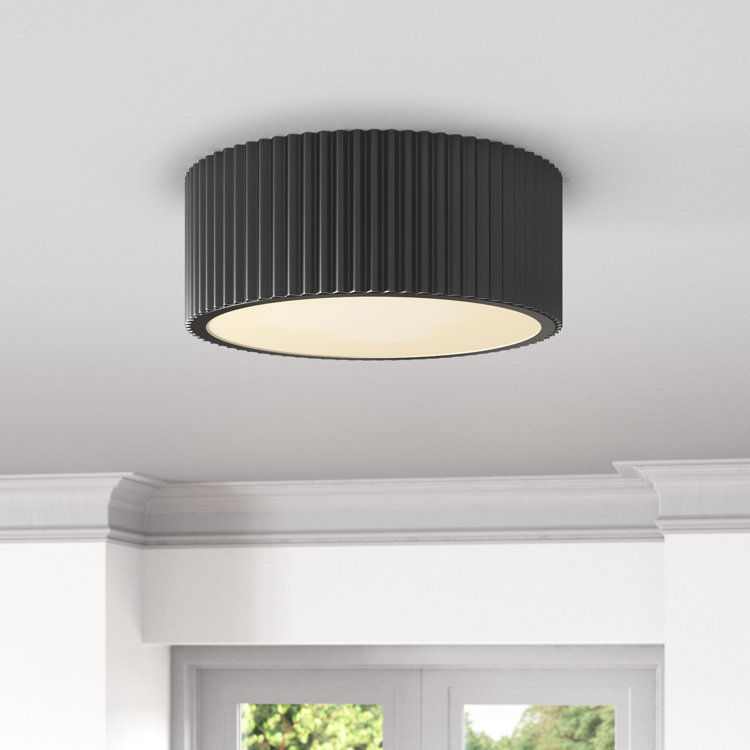 Cress 2 - Light 13" Drum Flush Mount | Joss & Main added by Maddie Berman